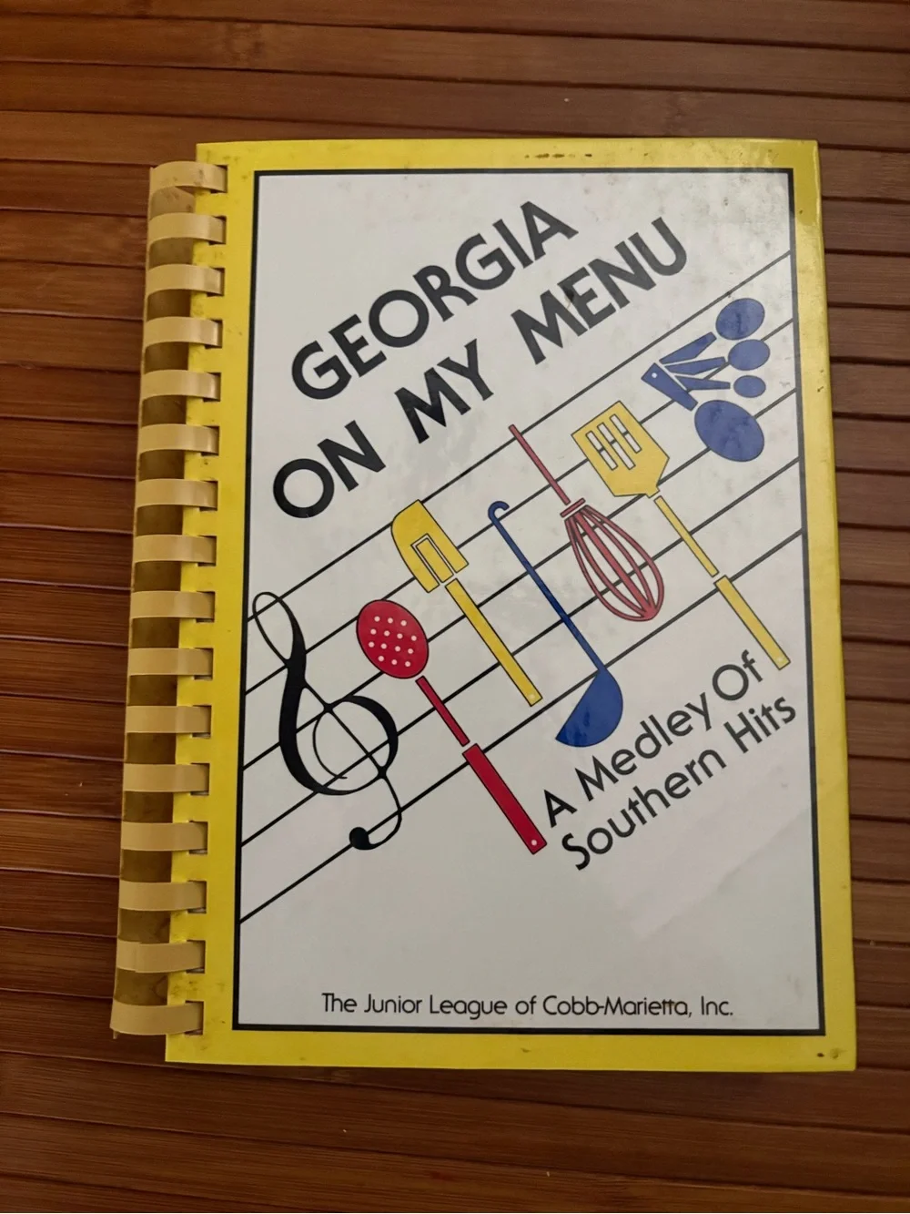 Georgia On My Menu Cookbook - Yellow Cover